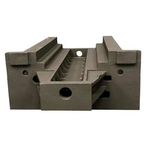 Komponen cor grey iron untuk machine bases dan struktur peralatan mesin.